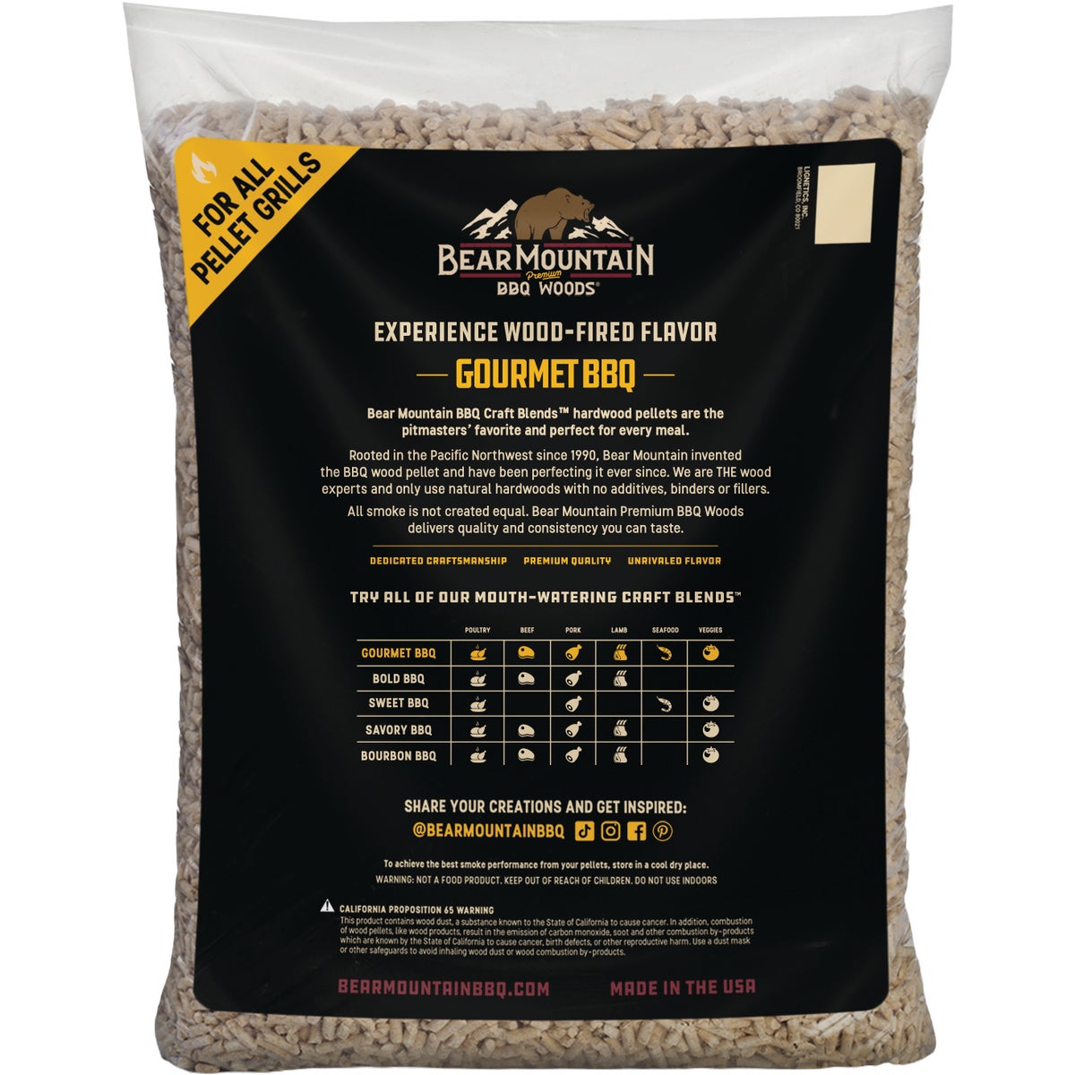 Bear Mountain BBQ Premium Woods 20 Lb. Gourmet Blend Wood Pellet Image 4