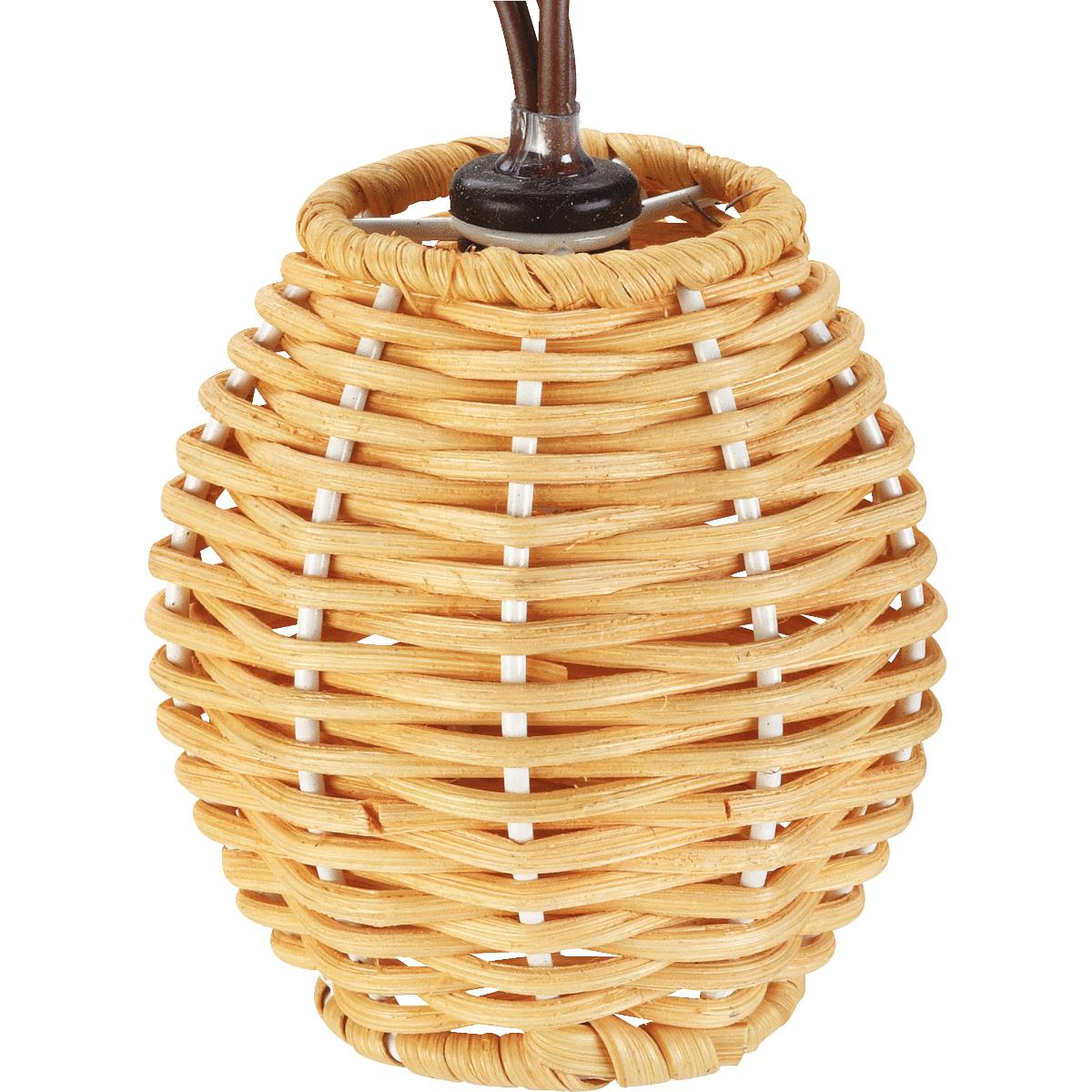 10CT RATTAN LIGHTS Image 1