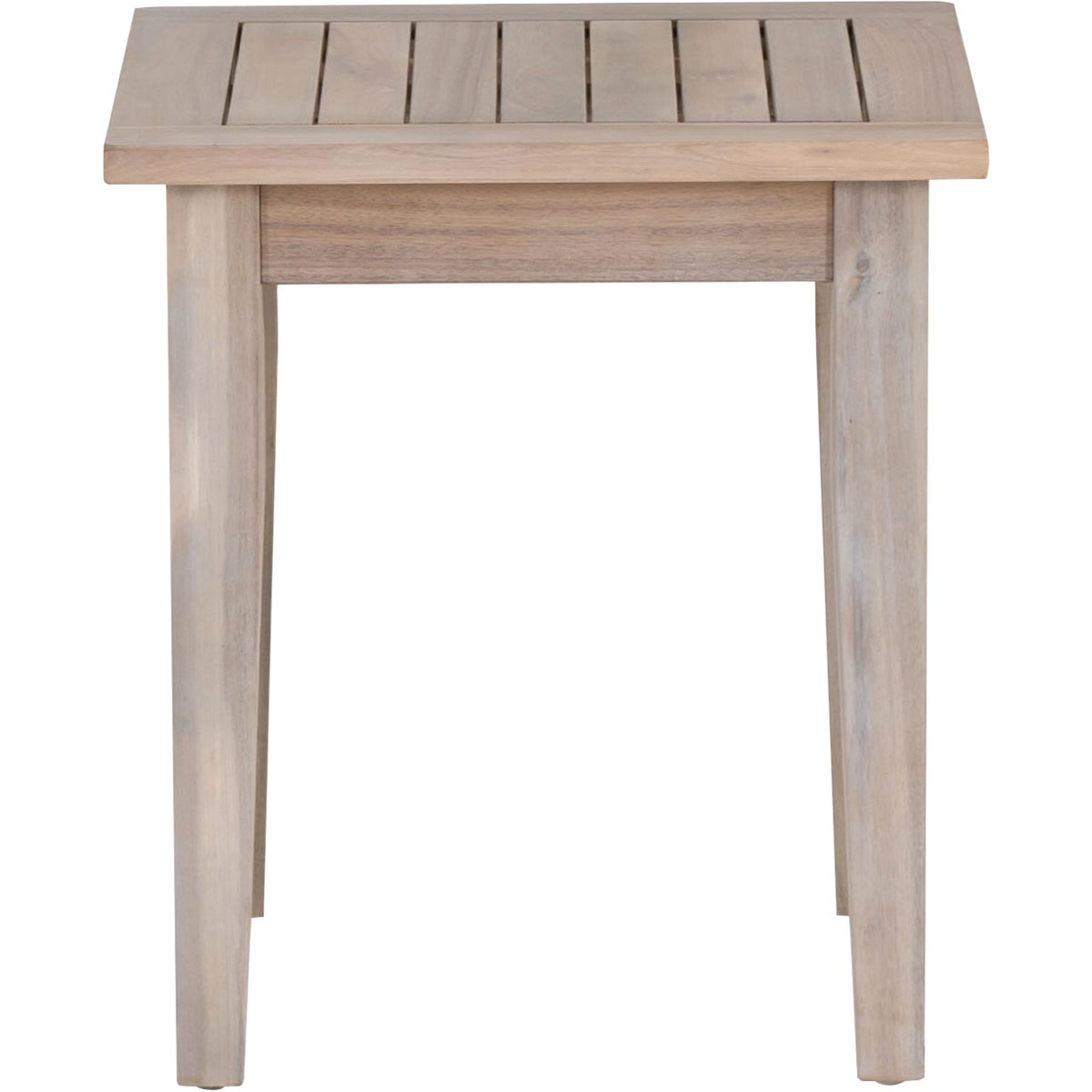 Linon Svana 18 In. Square Natural Finish Wood Side Table Image 7