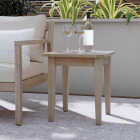 Linon Svana 18 In. Square Natural Finish Wood Side Table Image 4