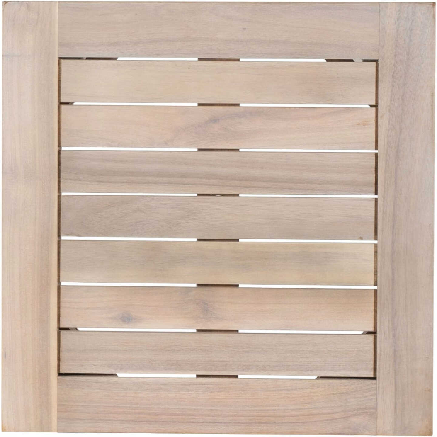 Linon Svana 18 In. Square Natural Finish Wood Side Table Image 6