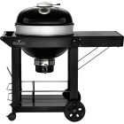 Napoleon PRO22 Charcoal Kettle Grill, Black with Cart Image 1