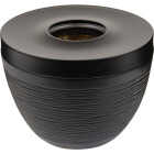 Sterno Small Onyx & Ivory with Black Lid Tabletop Fire Pit Image 1