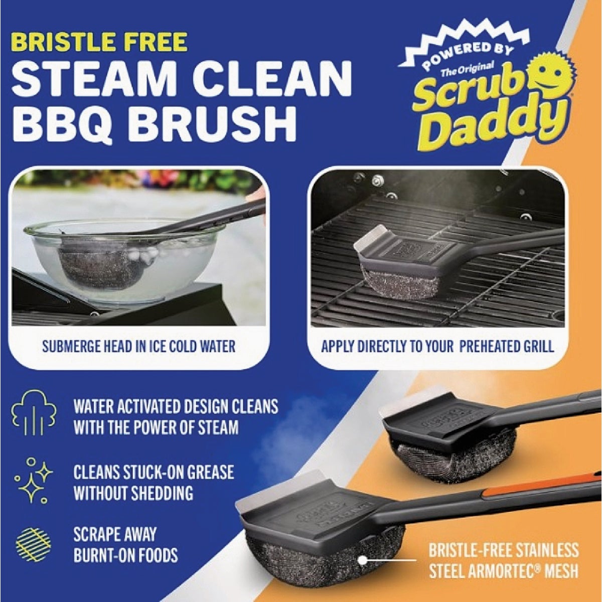 Scrub Daddy Steam Clean BBQ Brush Image 2