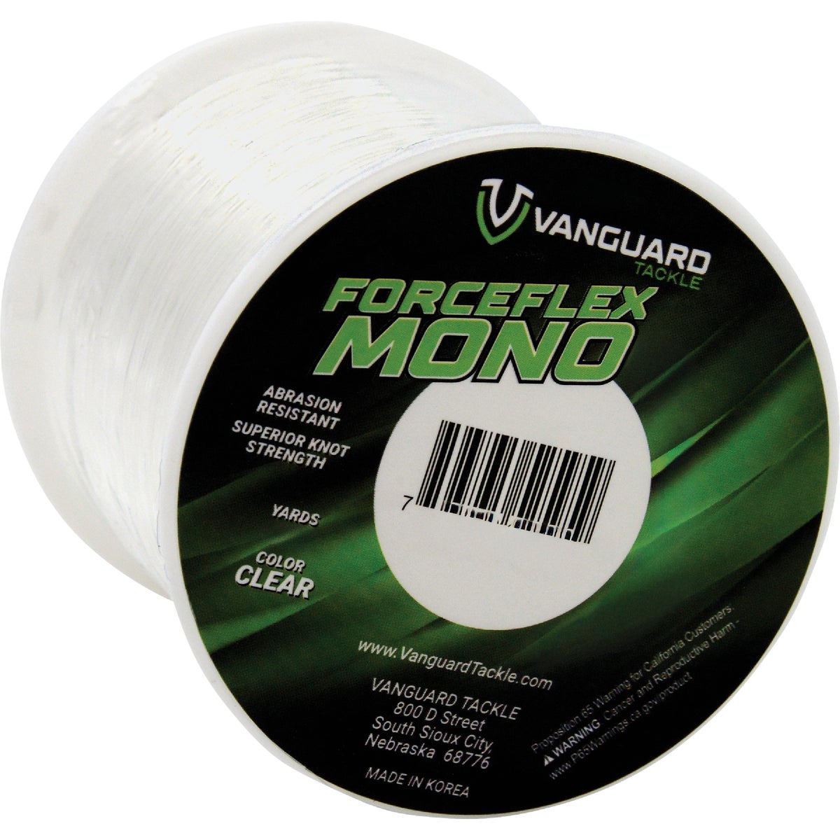 Vanguard 20 Lb. 275 Yd. Clear Monofilament Fishing Line