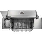 Napoleon Rogue Pro 625 5-Burner LP Gas Grill with Infrared Side Burner, Stainless Steel Image 4