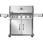 Napoleon Rogue Pro 625 5-Burner LP Gas Grill with Infrared Side Burner, Stainless Steel Image 1