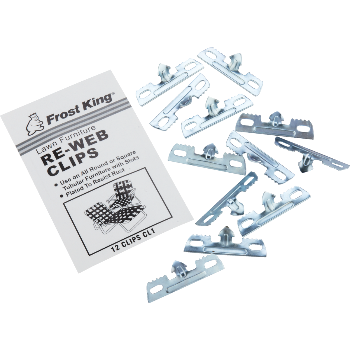 Frost King Outdoor Chair Webbing Clips (12-Pack) Image 1