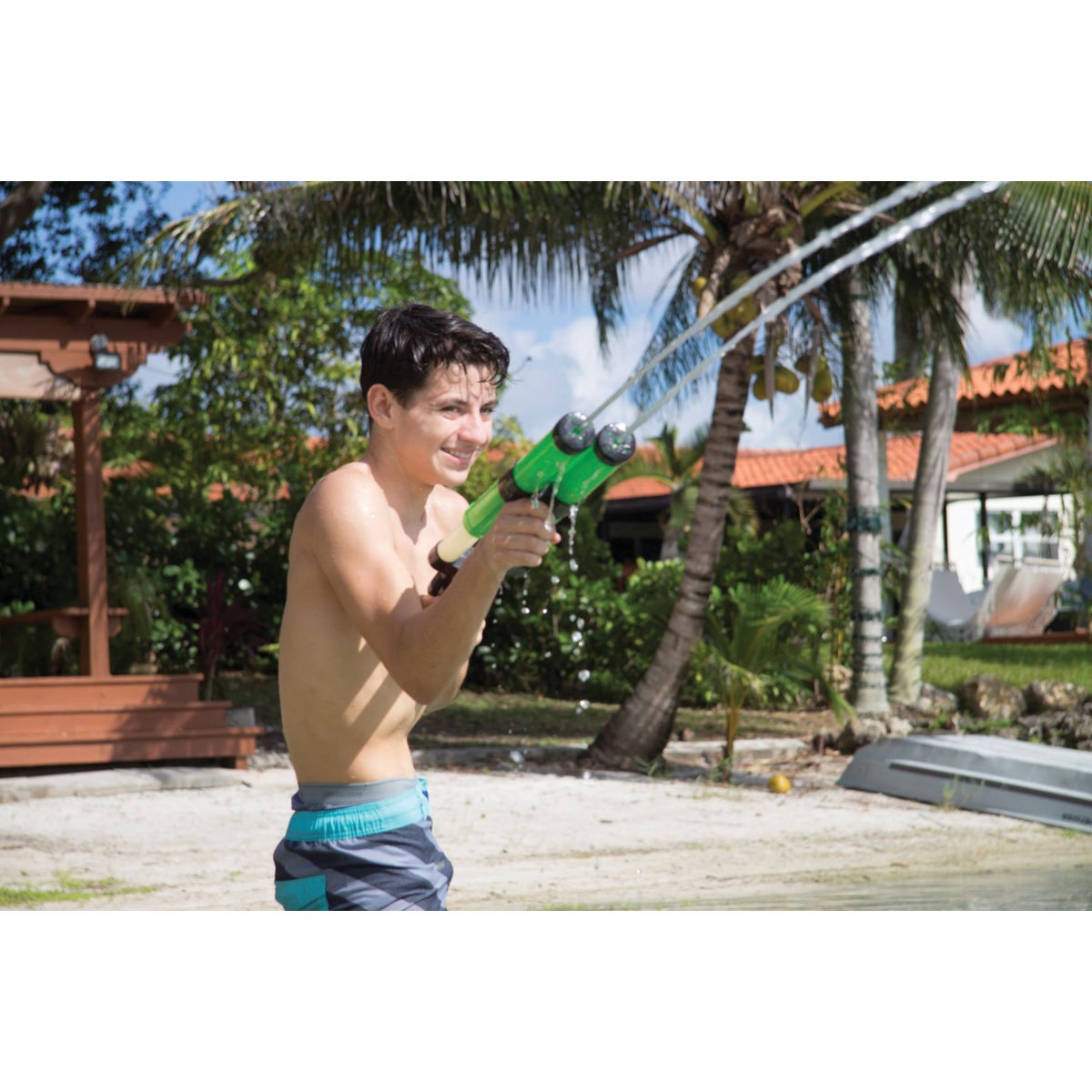 Water Sports 24 In. Double Barrel Stream Machine Water Launcher Image 2