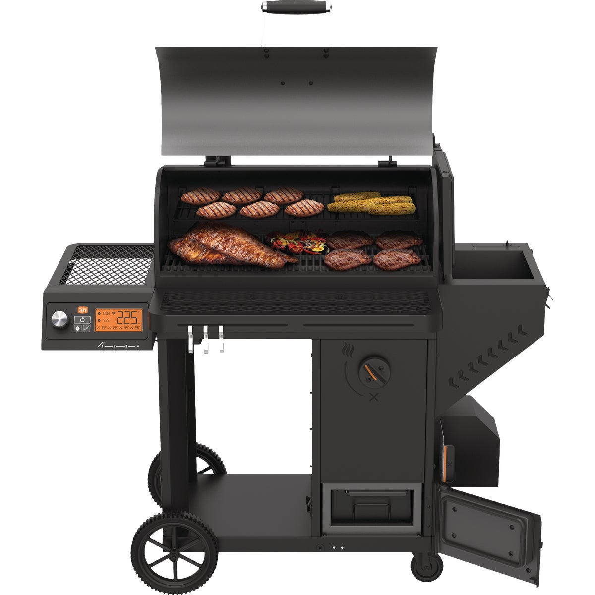 Oklahoma Joe's Tahoma 900 Sq. In. Auto-Feed Wi-Fi Charcoal Smoker & Grill Image 4
