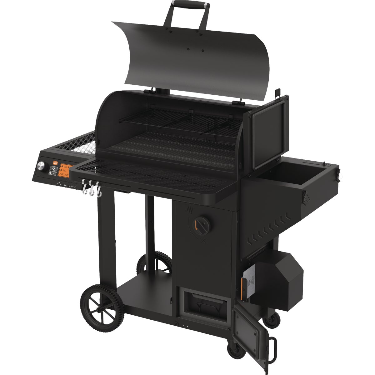 Oklahoma Joe's Tahoma 900 Sq. In. Auto-Feed Wi-Fi Charcoal Smoker & Grill Image 5