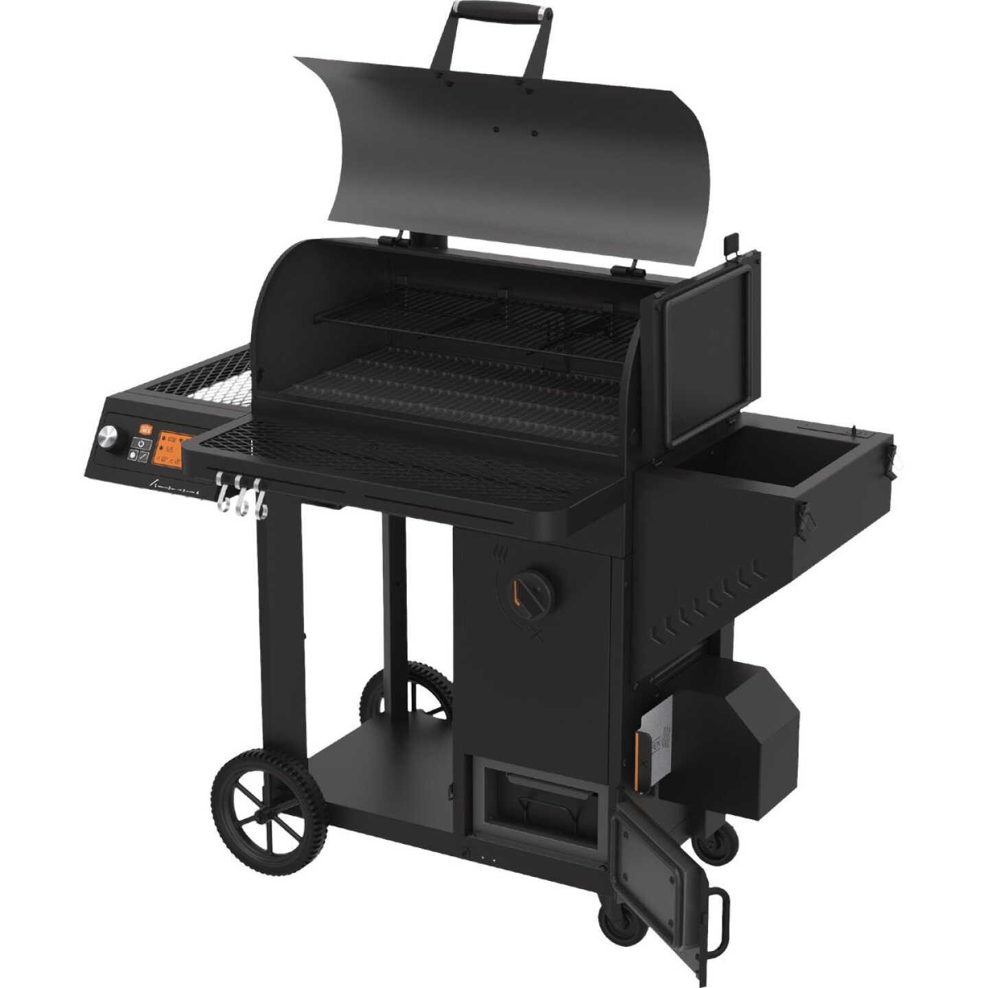 Oklahoma Joe's Tahoma 900 Sq. In. Auto-Feed Wi-Fi Charcoal Smoker & Grill Image 5