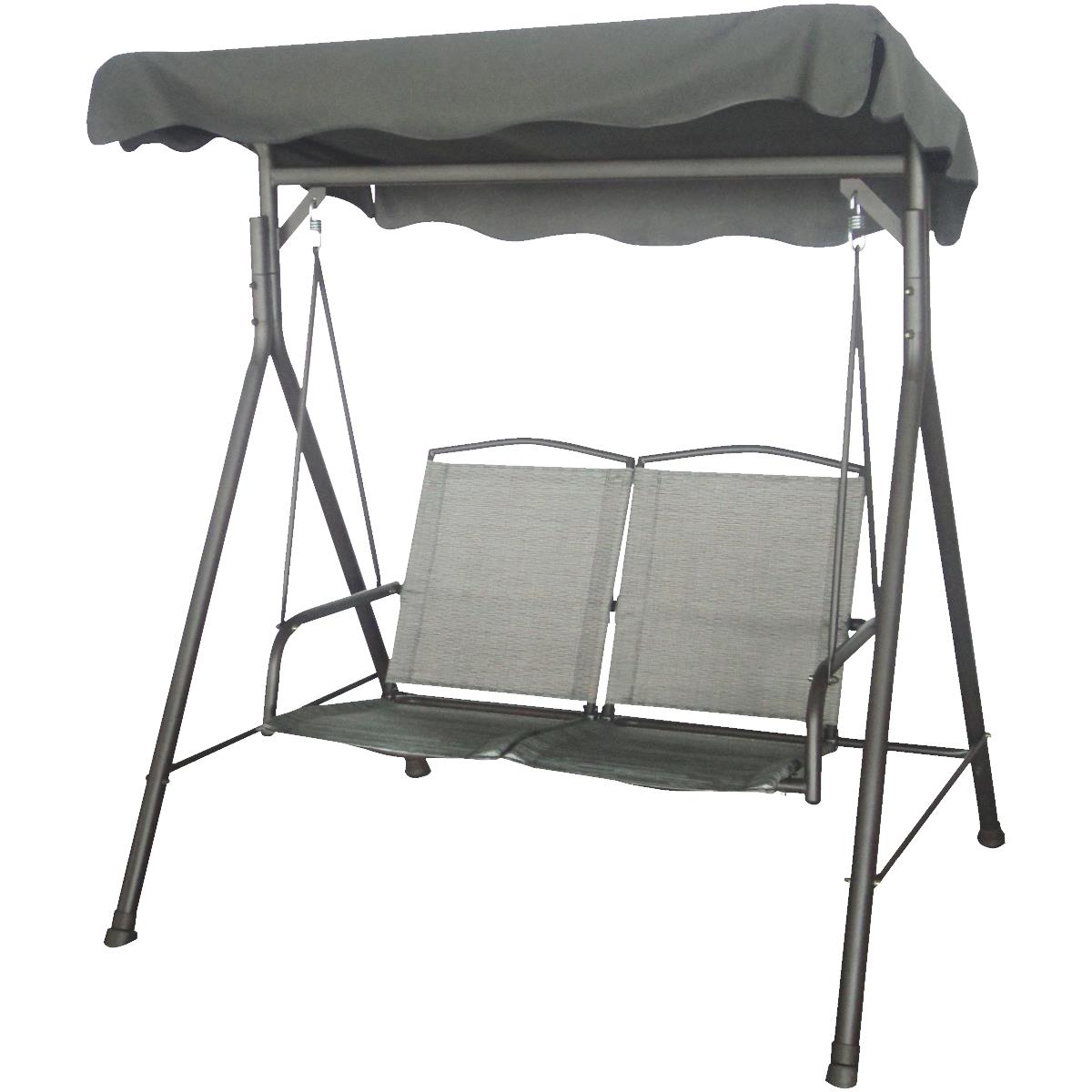Gulf Shores 2-Person Sling Patio Swing With Canopy