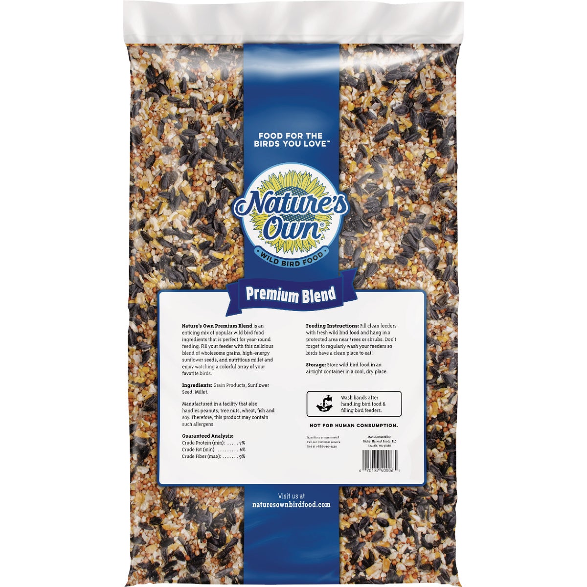 Nature's Own 20 Lb. Premium Blend Wild Bird Food Image 2
