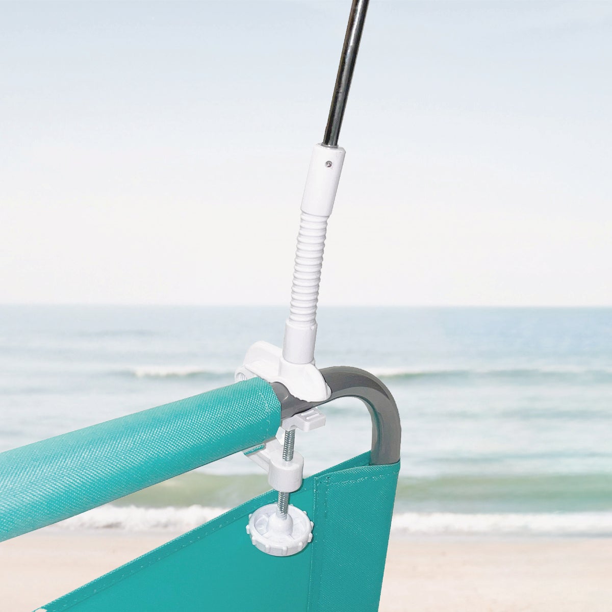 Carribean Joe 48 In. Clamp On Beach Umbrella with UPF 50+ Protection Image 3