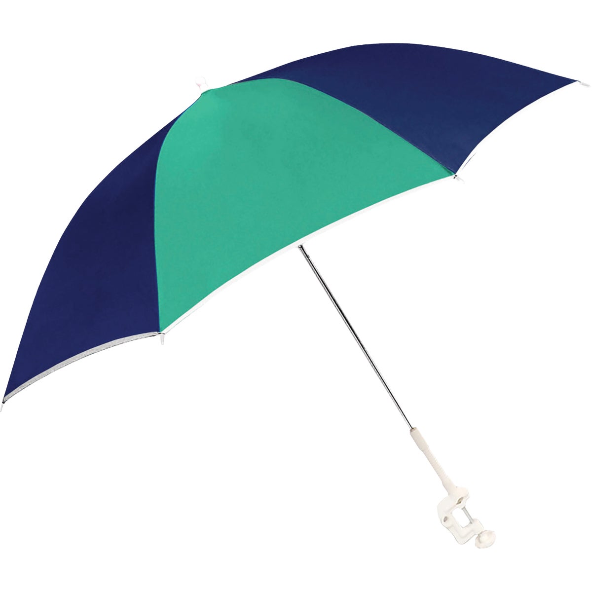 Carribean Joe 48 In. Clamp On Beach Umbrella with UPF 50+ Protection