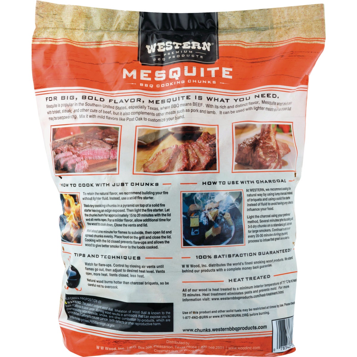Western 500 Cu. In. Mesquite Wood Smoking Chunks Image 3