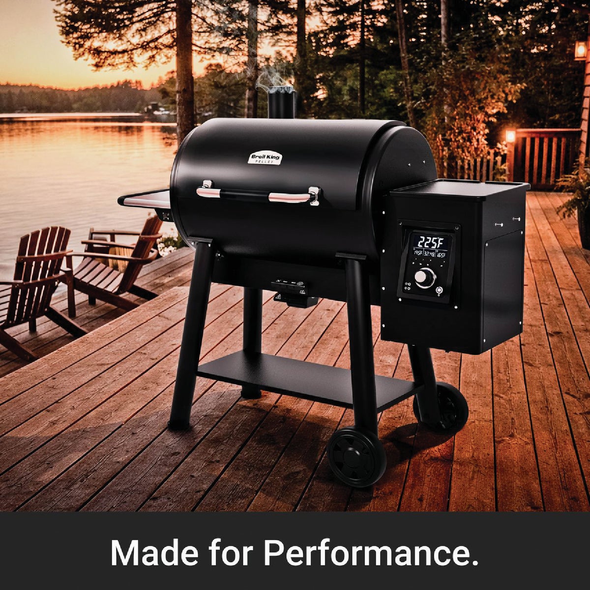 Broil King Regal Pellet 500 Black 865 Sq. In. Grill Image 4