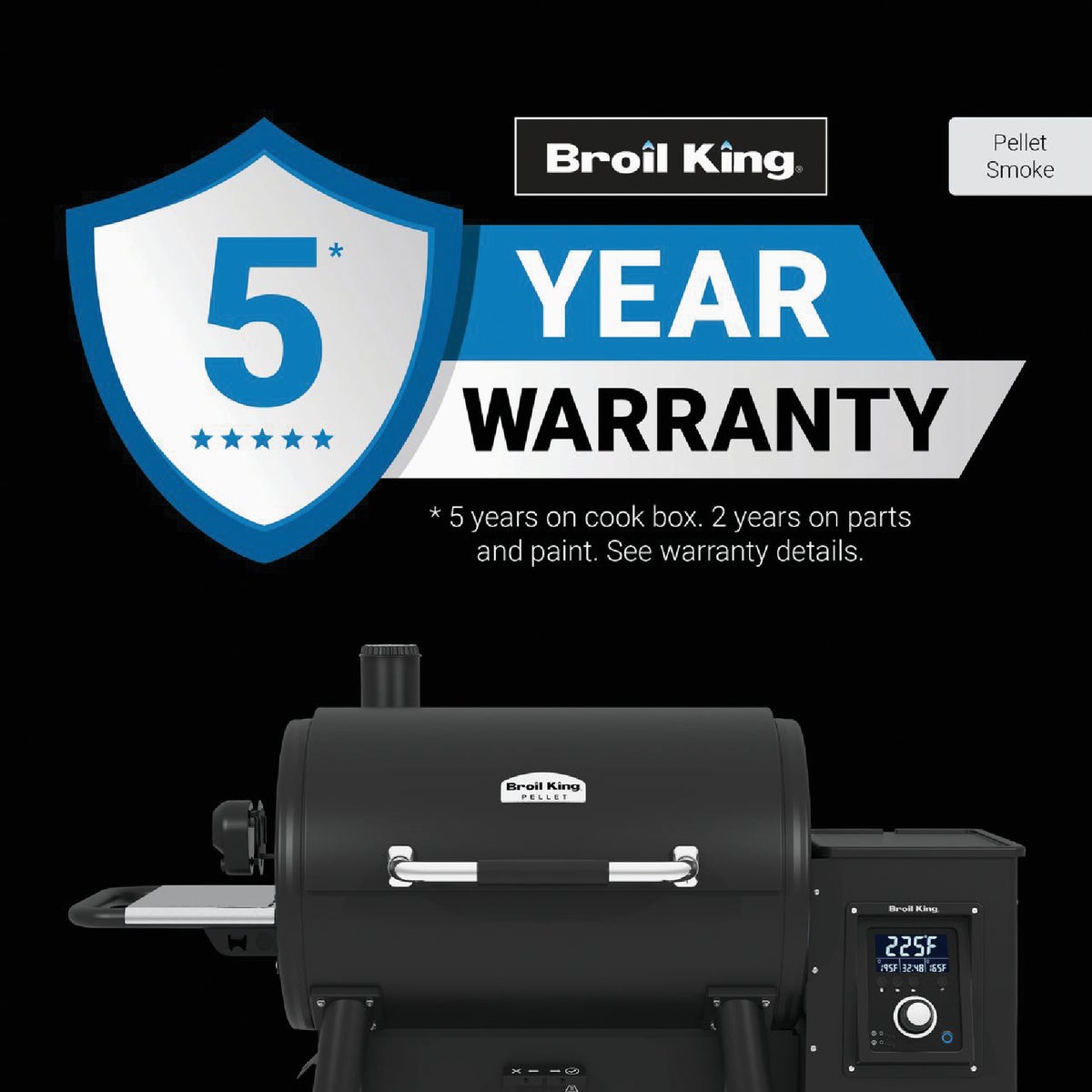 Broil King Regal Pellet 500 Black 865 Sq. In. Grill Image 2
