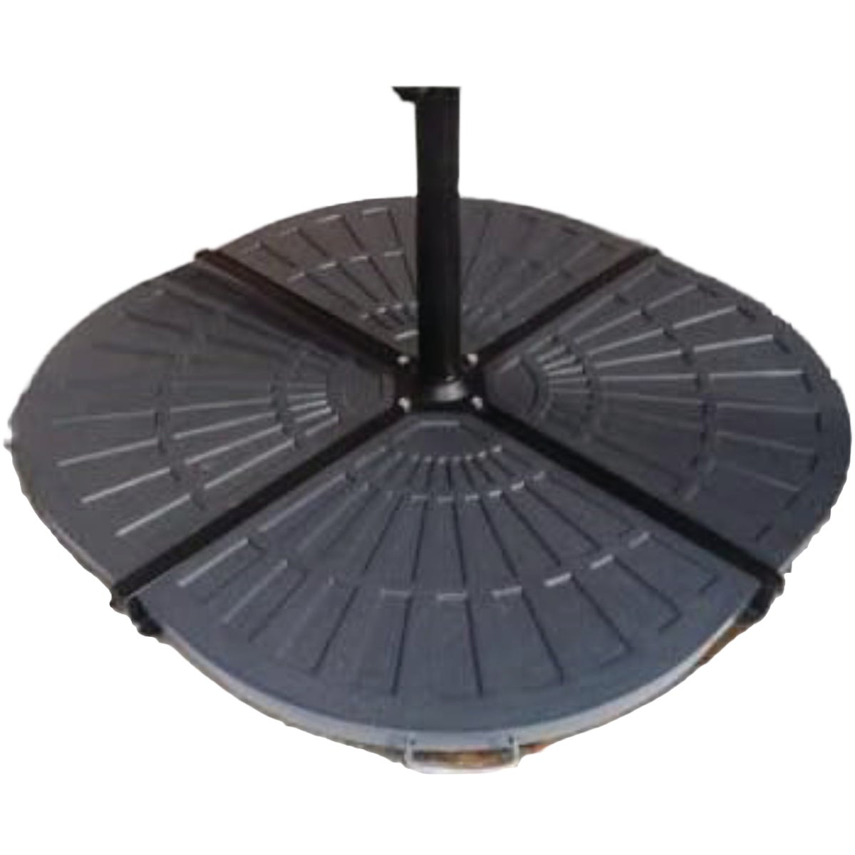 Sun-Ray 30 Lb. Black Offset Umbrella Cross Base