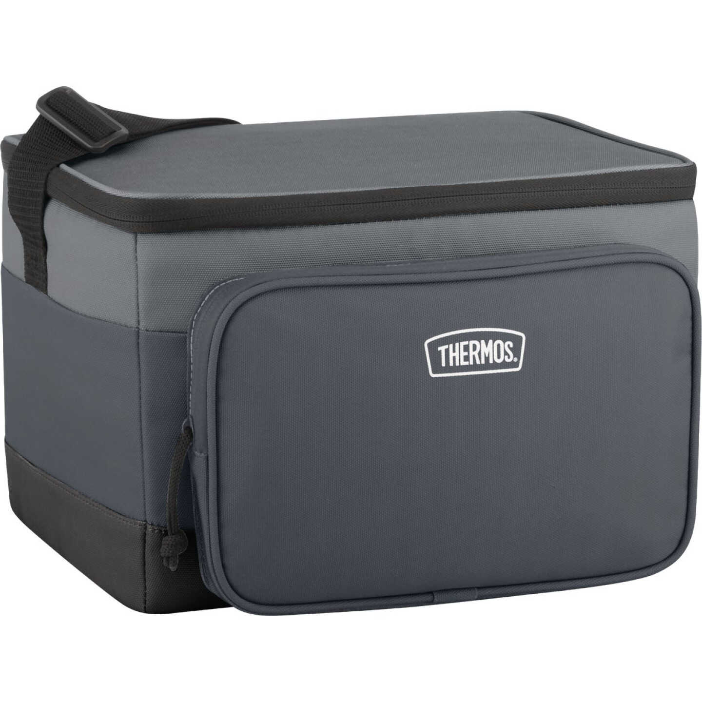 Thermos 12-Can Soft Side Cooler, Charcoal Image 1