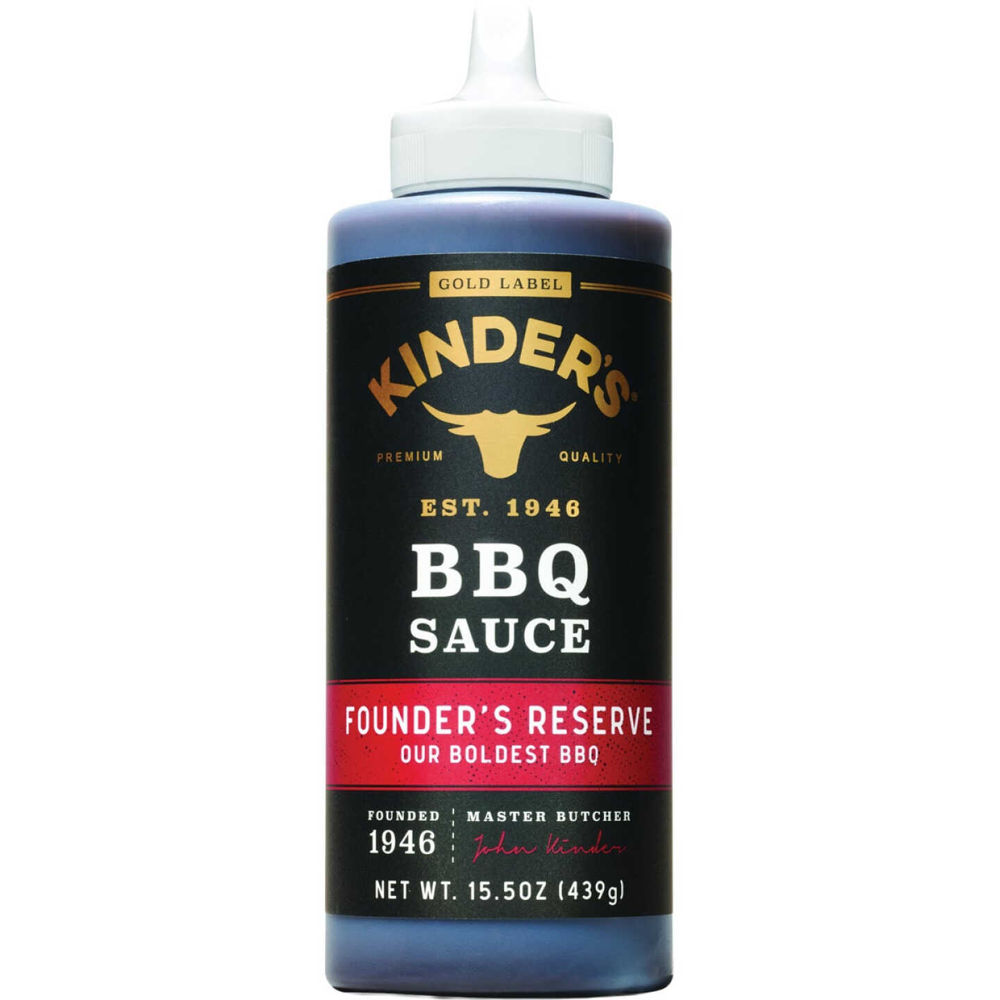 Kinder's 15.5 Oz. Founder's Reserve BBQ Sauce Image 1