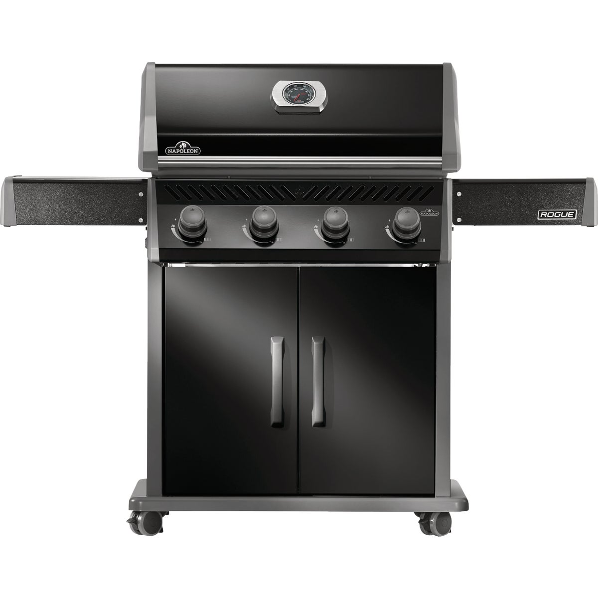 Napoleon Rogue 525 4-Burner Stainless Steel Grids LP Gas Grill, Black Image 1