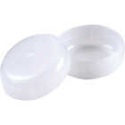 Do it 1-1/2 In. White Round Plastic Patio Furniture Cap For Wrought Iron (4-Pack) Image 1