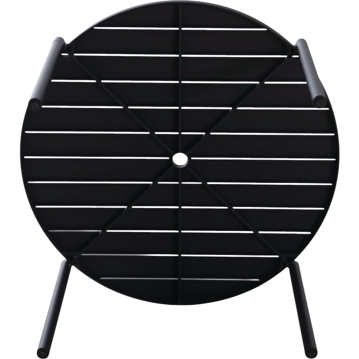 Sunjoy 46 In. Round Heavy-Duty Black Steel Dining Table Image 6