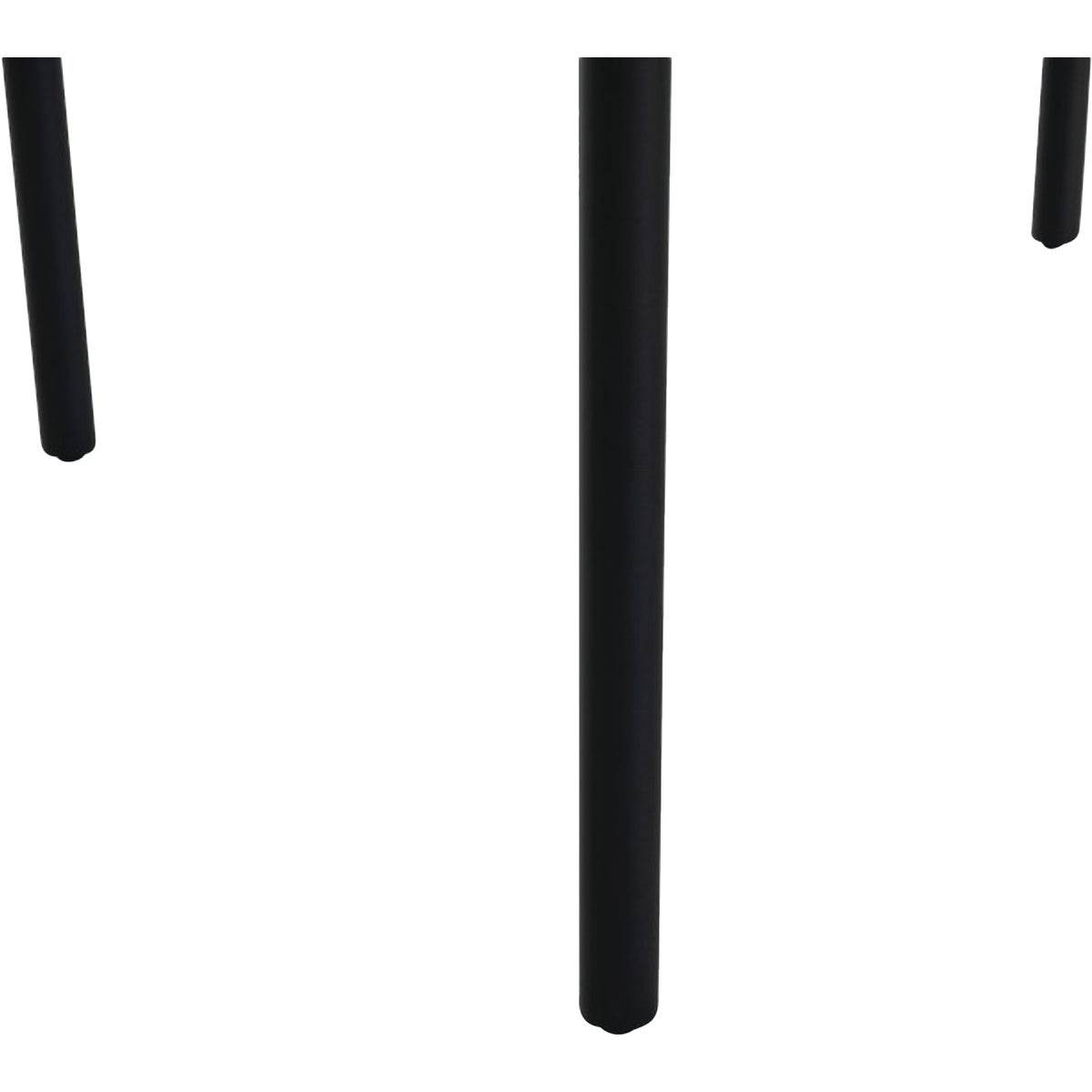 Sunjoy 46 In. Round Heavy-Duty Black Steel Dining Table Image 7