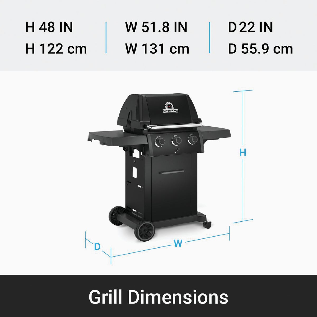 Broil King Royal 320 Shadow LP Grill Image 3