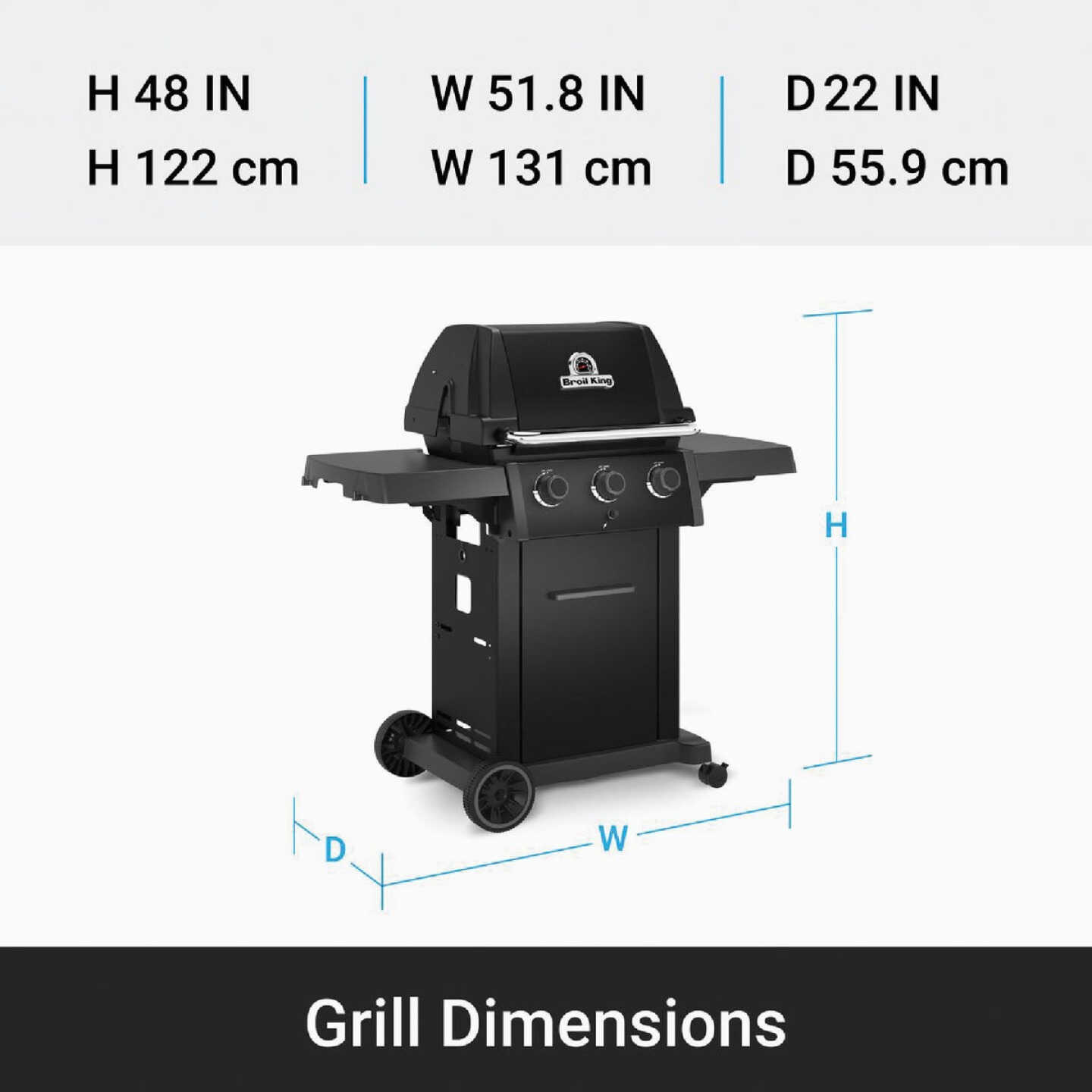 Broil King Royal 320 Shadow LP Grill Image 3