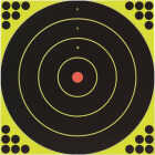 Birchwood Casey Shoot-N-C 12 In. Sighting Adhesive Paper Bulls-Eye Target Image 1