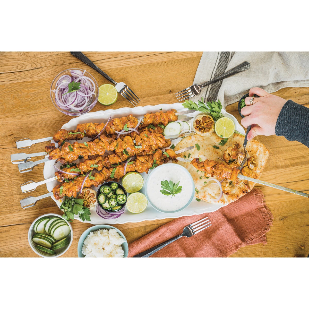 Napoleon Rotisserie Shish-Kebab Skewer Set Image 4