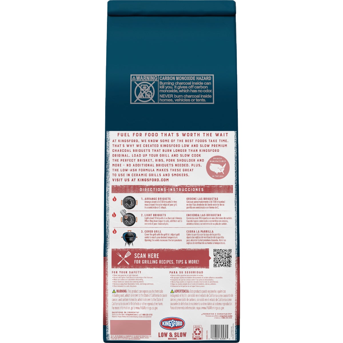 Kingsford Low & Slow 12 Lb. Charcoal Briquets Image 7