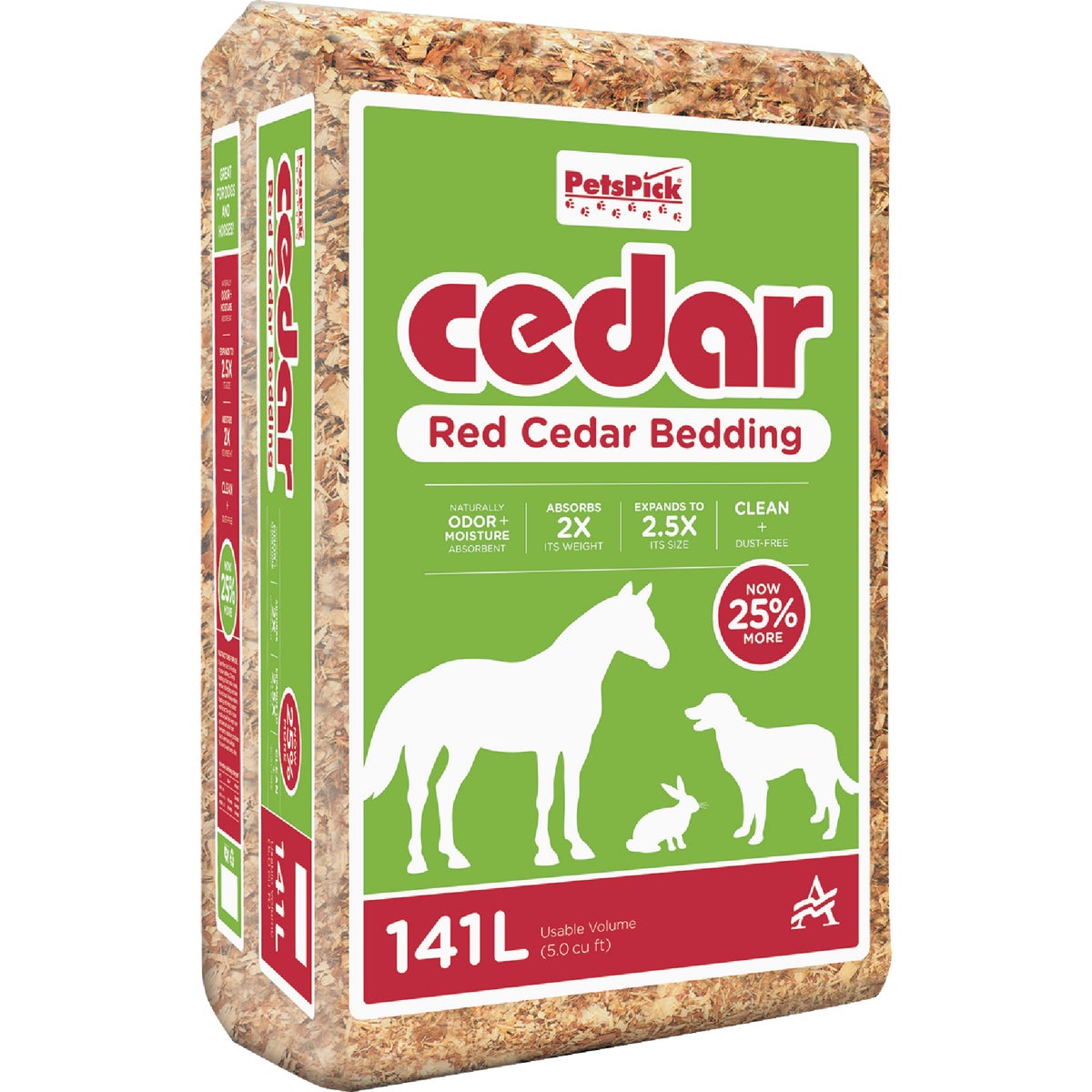 PetsPick 5.0 Cu. Ft. Red Cedar Pet Bedding