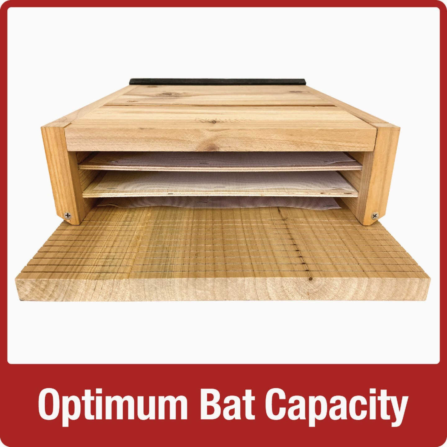 Nature's Way Cedar 3-Chamber Bat House Image 4