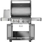 Napoleon Rogue Pro 525 4-Burner LP Gas Grill with Infrared Side Burner, Stainless Steel Image 4