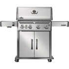 Napoleon Rogue Pro 525 4-Burner LP Gas Grill with Infrared Side Burner, Stainless Steel Image 1