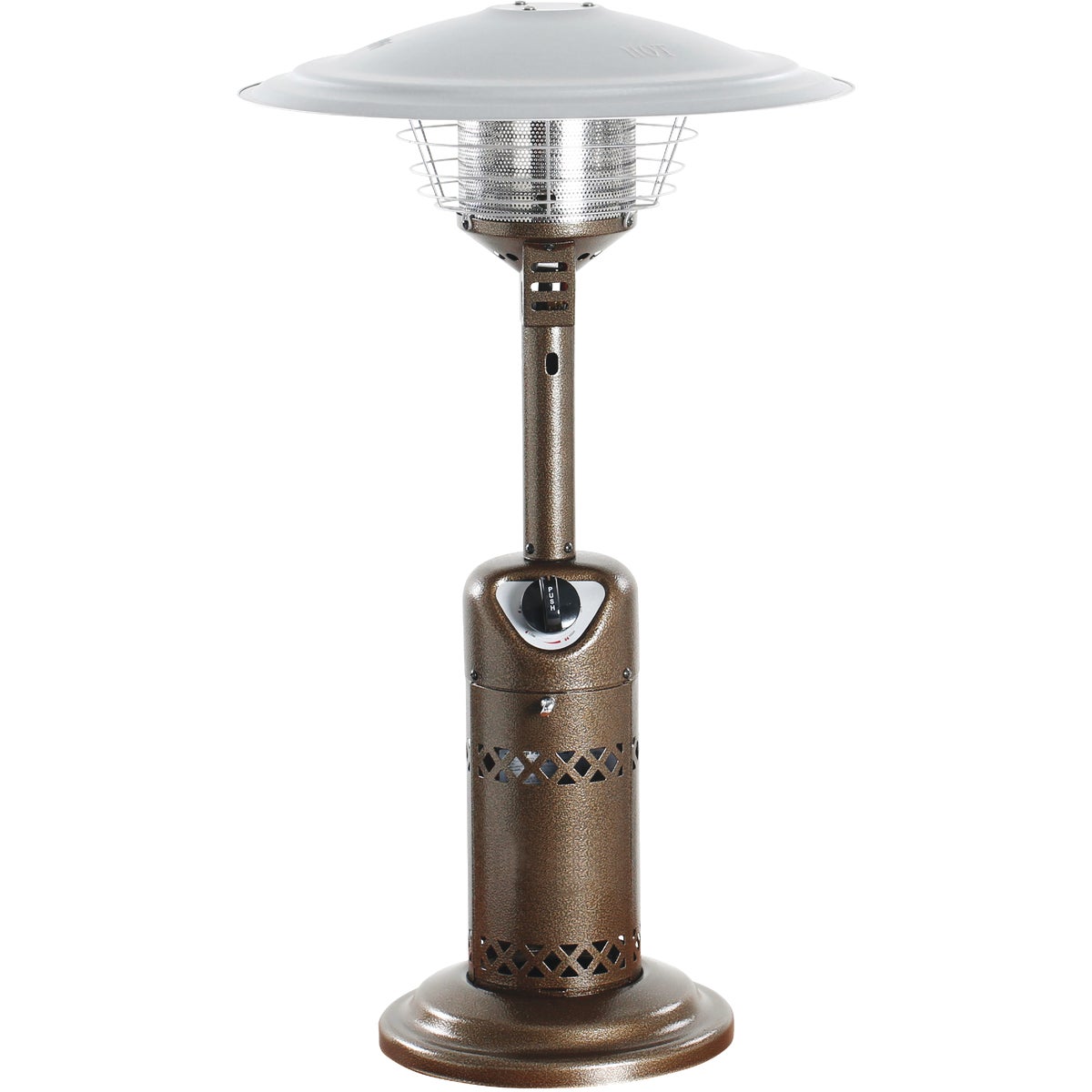 10,000 BTU Black Stainless Steel Tabletop Patio Heater