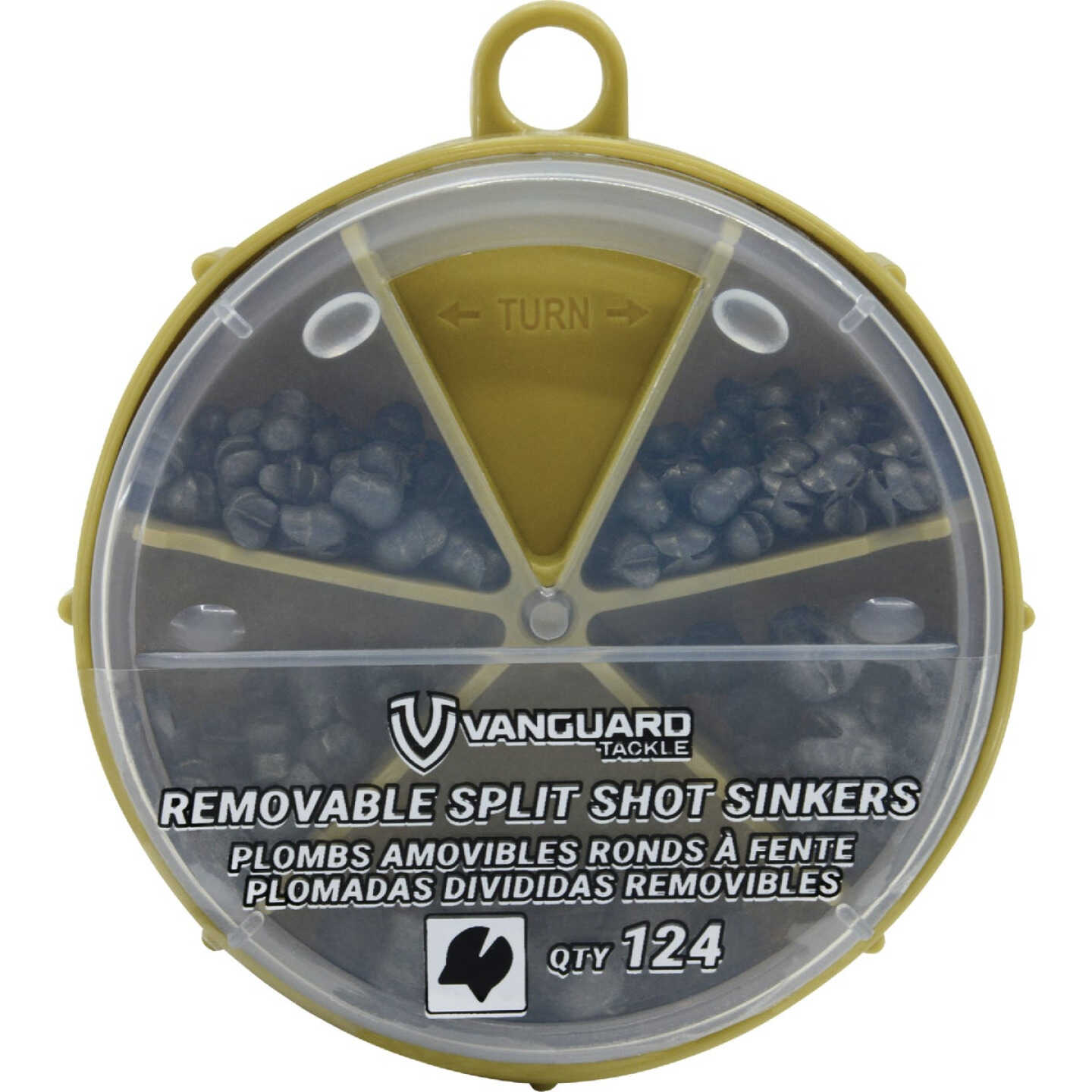 Vanguard 125-Piece Removable Split Shot Sinker Kit Assortment Image 1