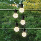 Holiday Bright Lights Belle Luci 12-Bulb G50 Warm White Transparent LED Light Kit Image 1