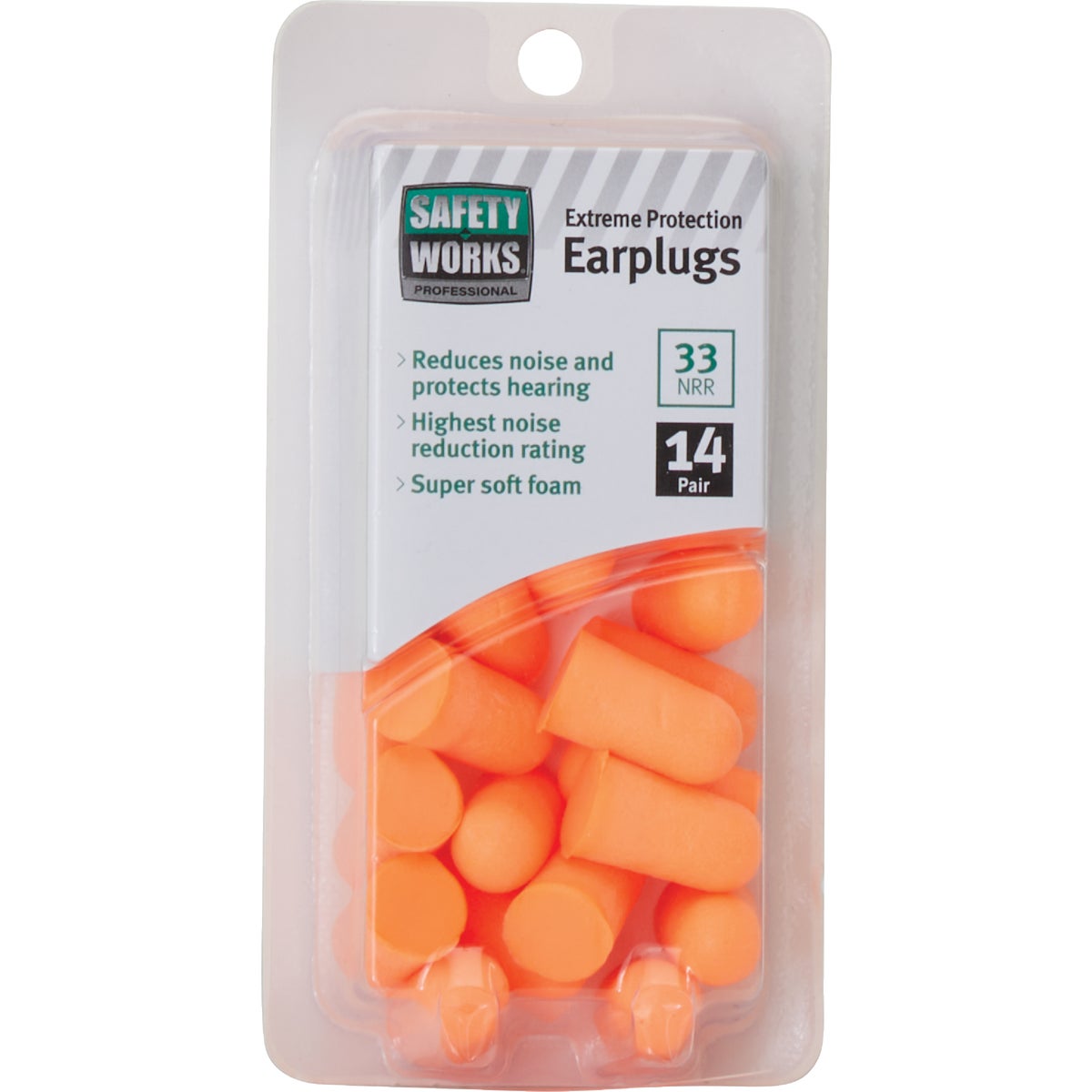 PIP Pro Safety All Day Comfort High Visibility Taper Disposable Ear Plugs (10-Pair) Image 2