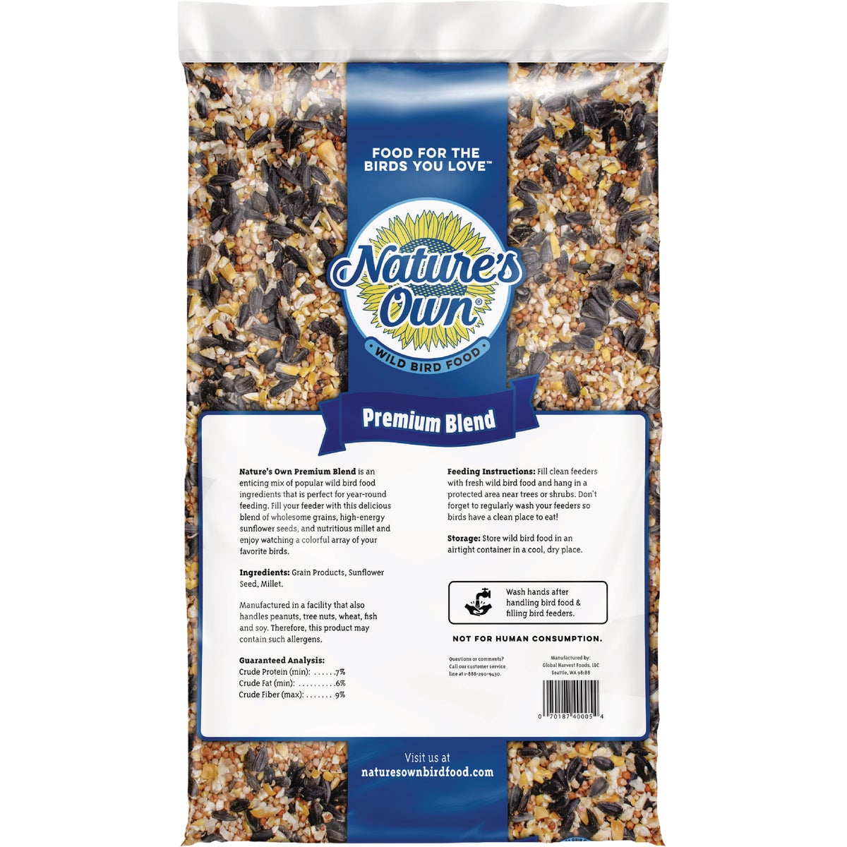 Nature's Own 10 Lb. Premium Blend Bird Seed Image 2