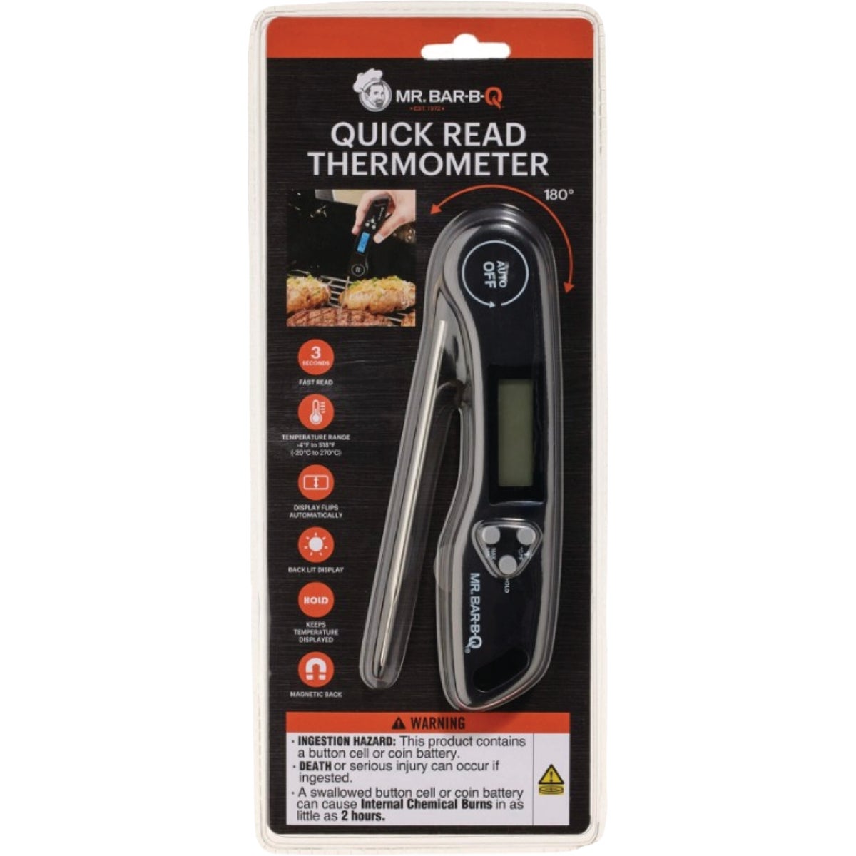Mr. Bar-B-Q Quick Read Pocket Thermometer Image 4