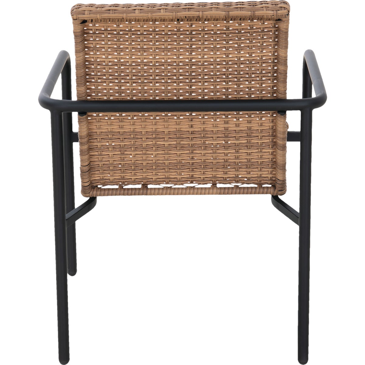 Sunjoy Brown Wicker Heavy-Duty Steel Stacking Lounge Chair Image 4