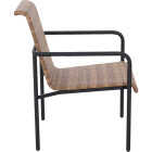Sunjoy Brown Wicker Heavy-Duty Steel Stacking Lounge Chair Image 3