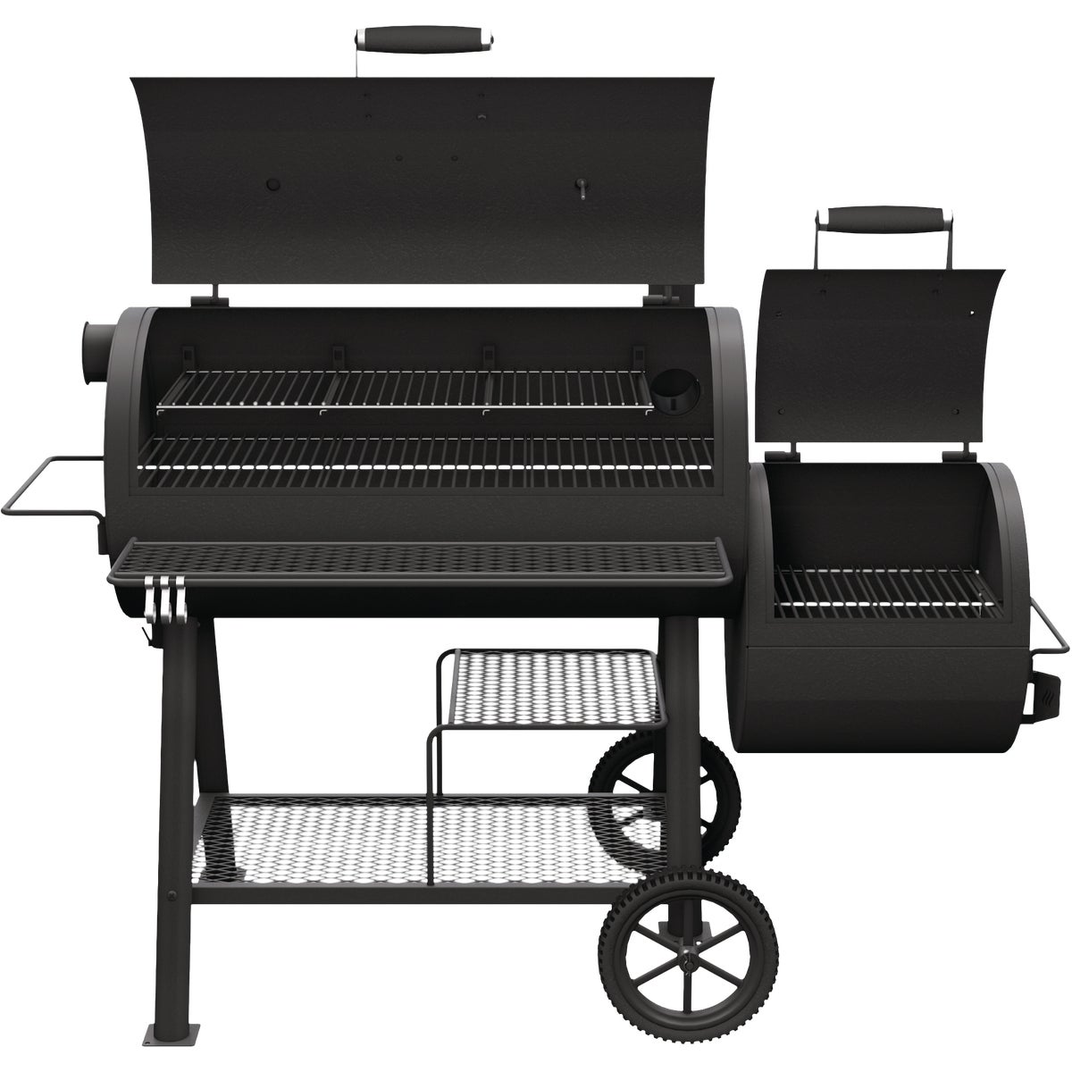 Oklahoma Joe's Highland 1093 Sq. In. Offset Reverse Flow Offset Charcoal Smoker &  Grill Image 4