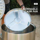 Solo Stove Yukon 2.0 27 In. Round Wood Burning Smokeless Fire Pit with Stand Image 2
