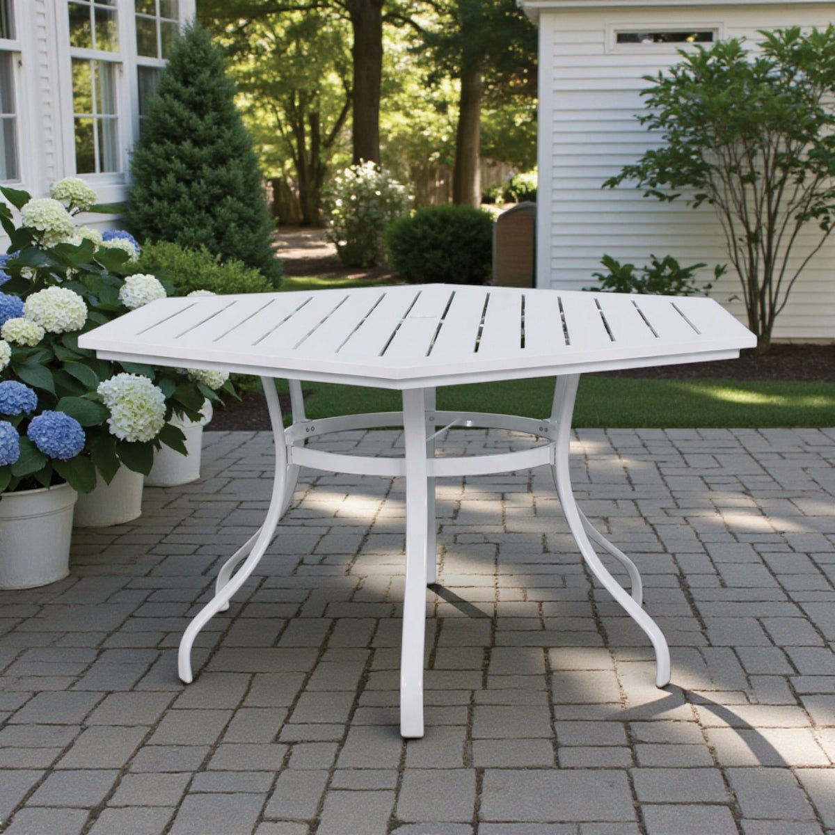 Kingston Portside 60 In. Hexagon Dining Table Image 2